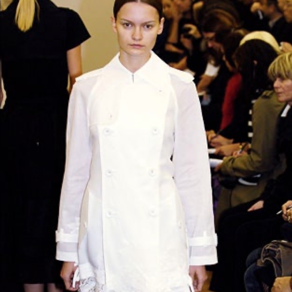Comme des Garçon TAO linen trench dress M NWT - Picture 6 of 16